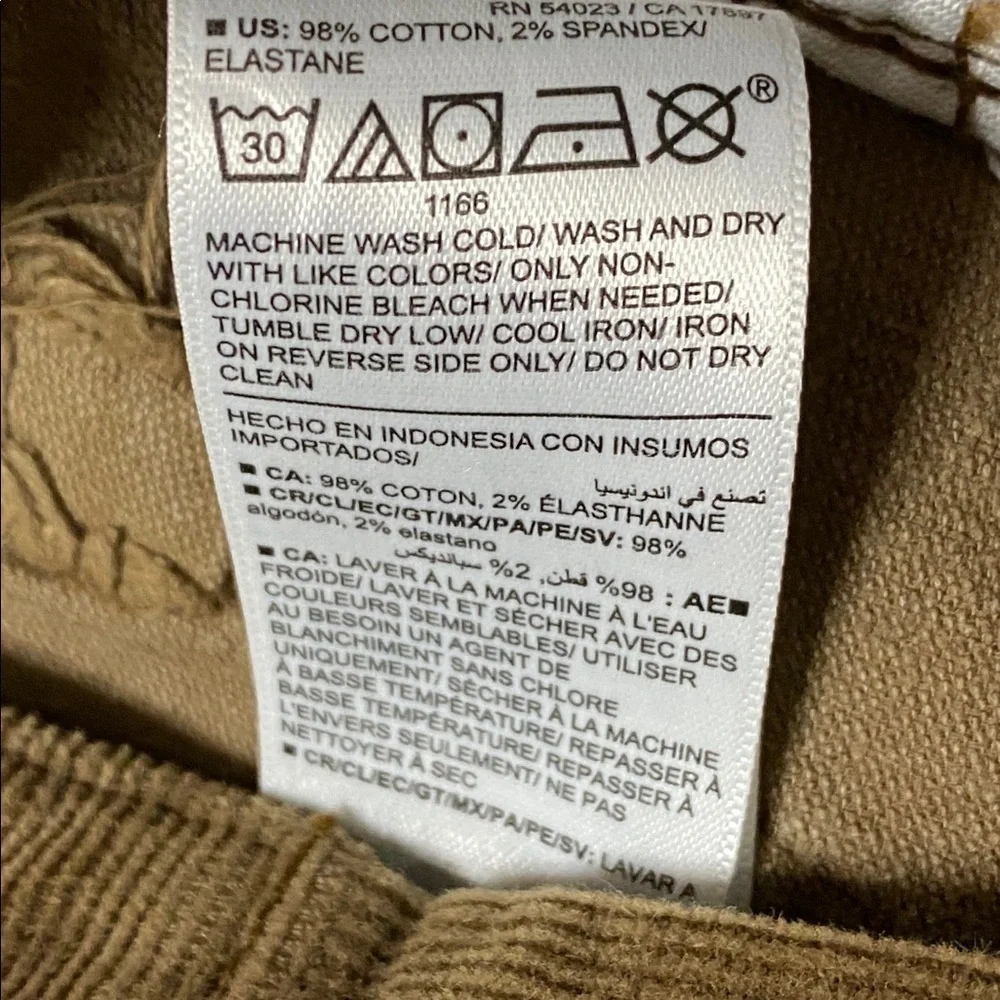 Old Navy Cropped Corduroy Chinos